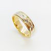 9ct Yellow & White Gold Ring - Image 3
