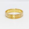 9CT Yellow and White Gold Wedding Band
